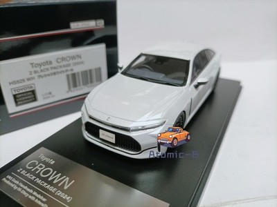 Hi Story 1:43 Toyota Crown Limousine Modell Crown Z Schwarz Paket 2024 Weiß