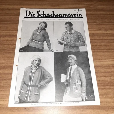 „DIE SCHACHENMAYRIN“ MONATSSCHRIFT WOLLSACHEN VINTAGE MODE 9/1930 - Bild 1 von 3