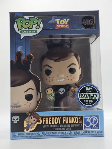 Funko Pop! Digital #402 Toy Story Freddy As Sid Royalty LE 1,919 + Protector