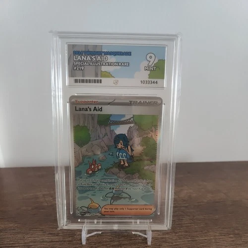 Pokemon TCG Lana's Aid 219/167 Twilight Masquerade Hyper Rare Full Art ACE 9