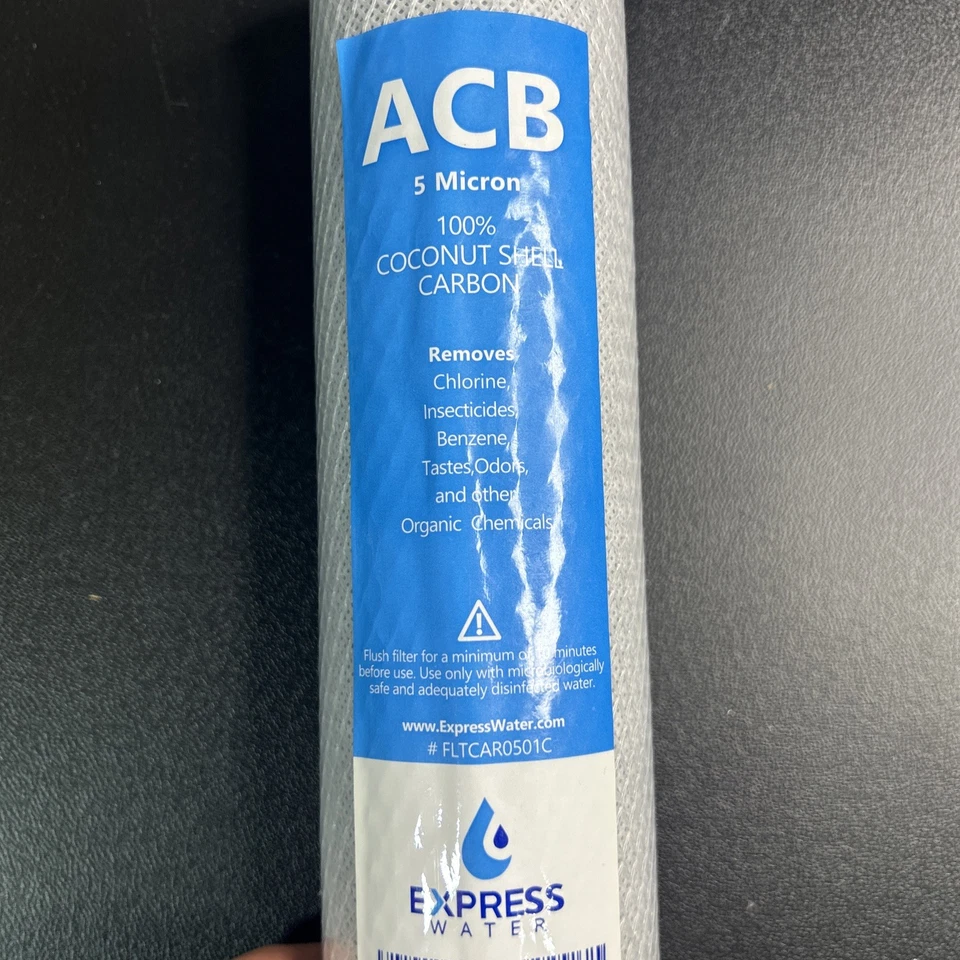 Activated Carbon Block Water Filter Replacement – 10 inch 5 Micron –  ACB - Image 3 of 4