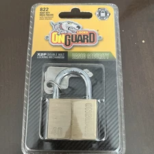 OnGuard Heavy Duty lock Hardened steel 2xp double bolt lock system 3keys. 