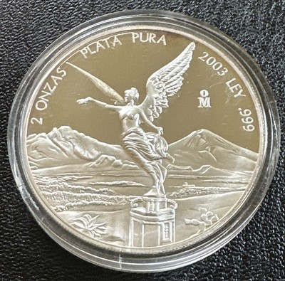 2003 Mexico 2 oz Proof Libertad .999 Fine Silver [1508] | eBay