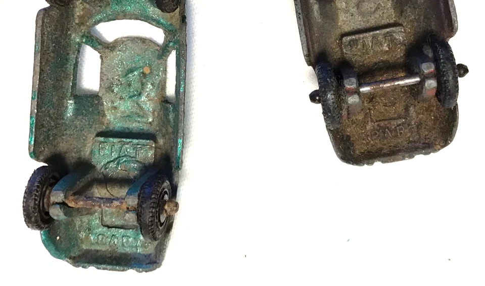 LOT OF 6 TOOTSIE TOY MATCHBOX HOTWHEELS 3 FIAT ABARTH, 3 WEDGE DRAGSTER - Image 4 of 4