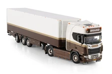 Scania R highline CR20H 4x2 reefer trailer "Brand Transport" WSI truck models