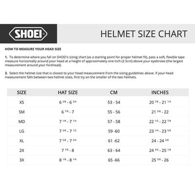 Helmet SHOEI Neotec 3 White Pick Size | eBay