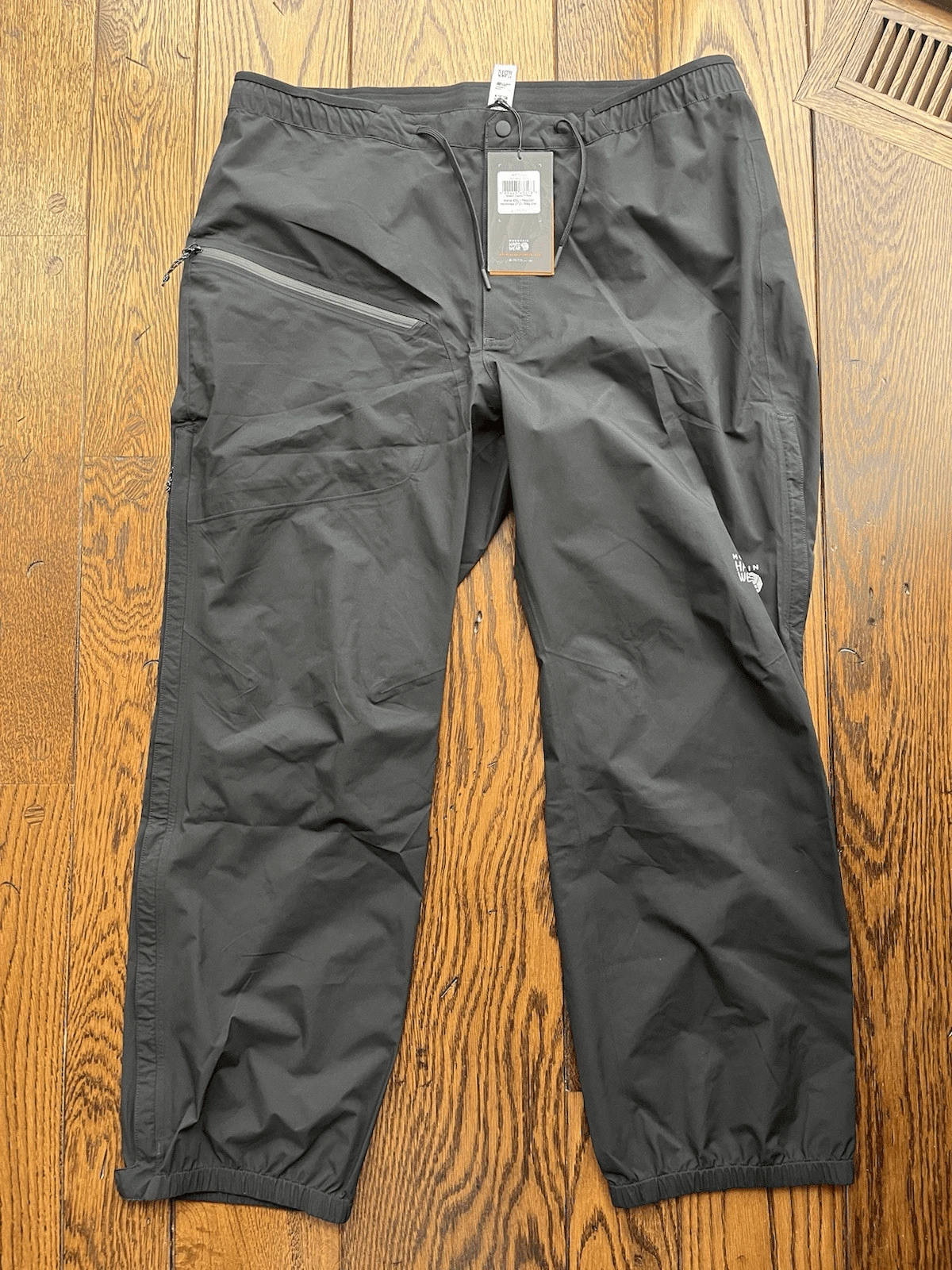 NWT $175 Mountain Hardwear Stretch Ozonic Pant Size XXL Regular Black Waterproof