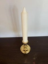 Baldwin Brass 3" Round Base Candlestick 4" Tall