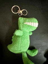 Dinosaur Keychain Gree Dino Plush Keyrings keychain Plush Toys Backpack Clips