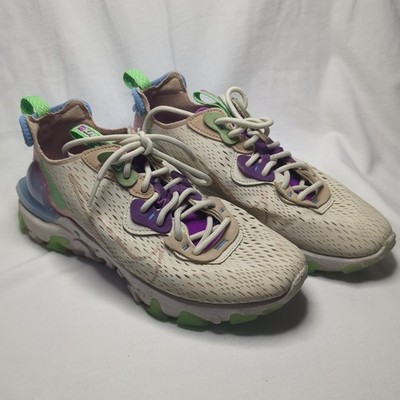 Womens Nike NSW React Vision Fossil Vachetta Tan Sneakers Size 8