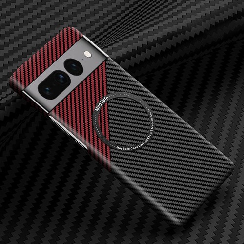 Magnetic Slim Carbon Fiber Case Phone Rugged Cover For Google Pixel 9 Pro XL 8 7 - Picture 4 of 21