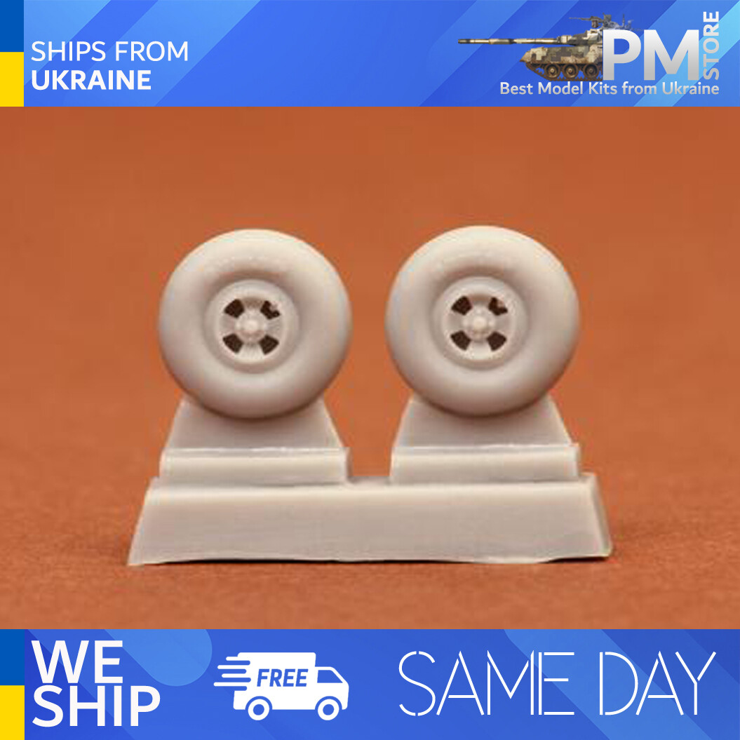 SBS Model 1/72 Hawker Hurricane wheels (4-spoke) for Airfix kit - SBS72013 SBS Model 1/72 Hawker Hurricane wheels (4-spoke) for Airfix kit - SBS72013