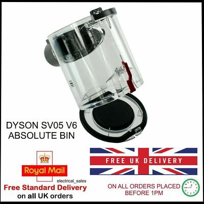 DYSON SV05 V6 ABSOLUTE VACUUM CLEANER DUST BIN 965660-04 JU3-UK SERIAL