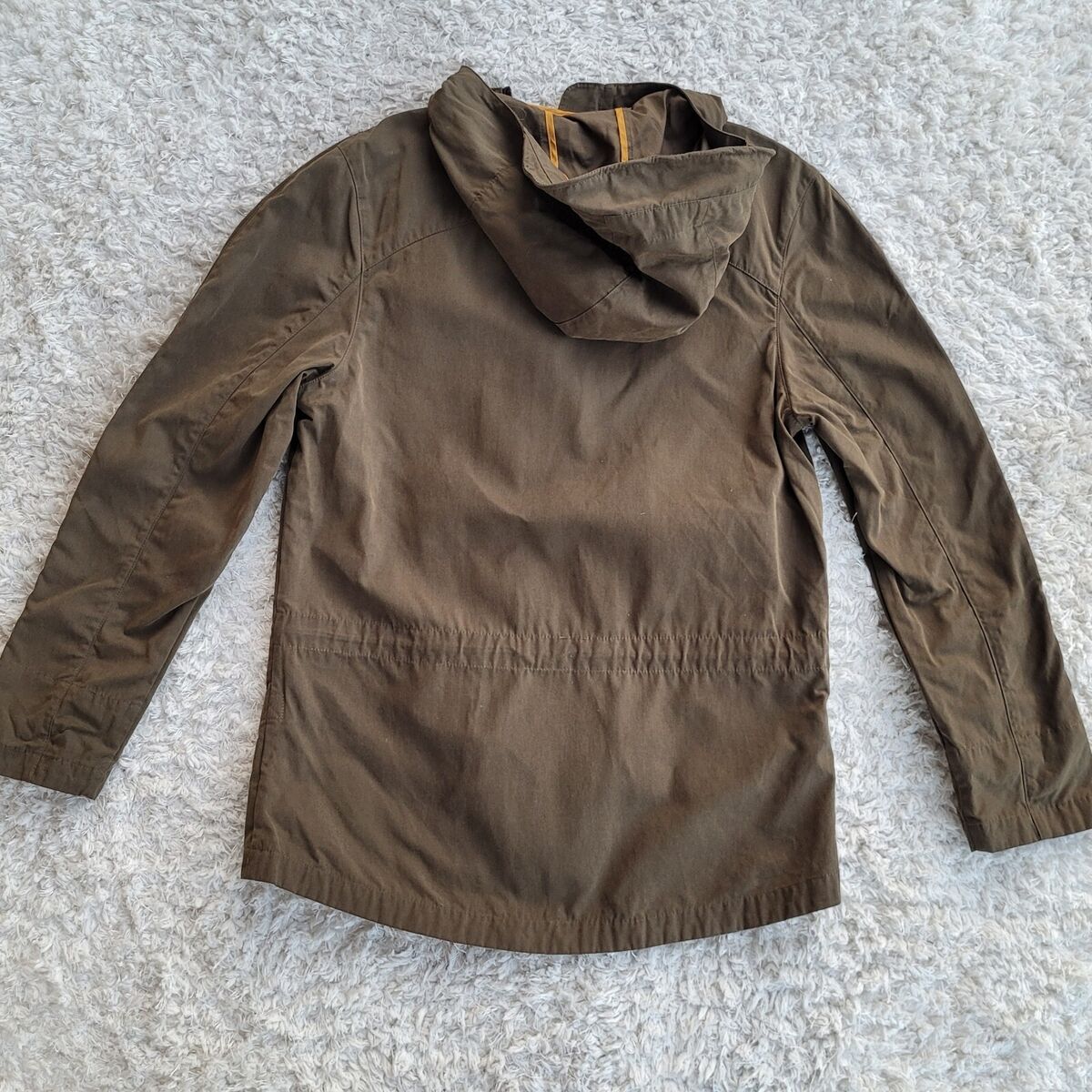 Zara Man Olive Green NWT Hooded Hip Length Jacket Parka Sz S Zara Man Olive Green NWT Hooded Hip Length Jacket Parka Sz S