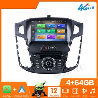 For Ford Focus 2012-2018 Android 12 Car Radio 2din Stereo Gps Navigation Dvd