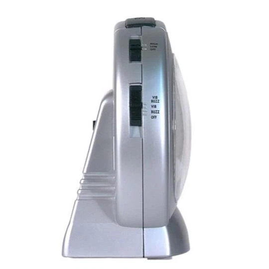 Sonic Alert Sonic Boom SBA475ss Vibrating Analog Alarm Clock | Silver - Image 4 of 4