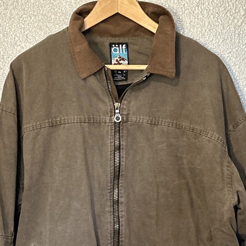 Alf Kuhl Cruiser Canvas Jacket Brown Men’s Size XL AC2 - Picture 2 of 16