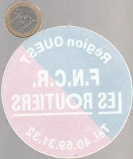 Road sticker. NATIONAL FEDERATION OF ROAD DRIVERS. West Region