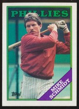 1988 Topps #600 Mike Schmidt, Philadelphia Phillies, HOF.