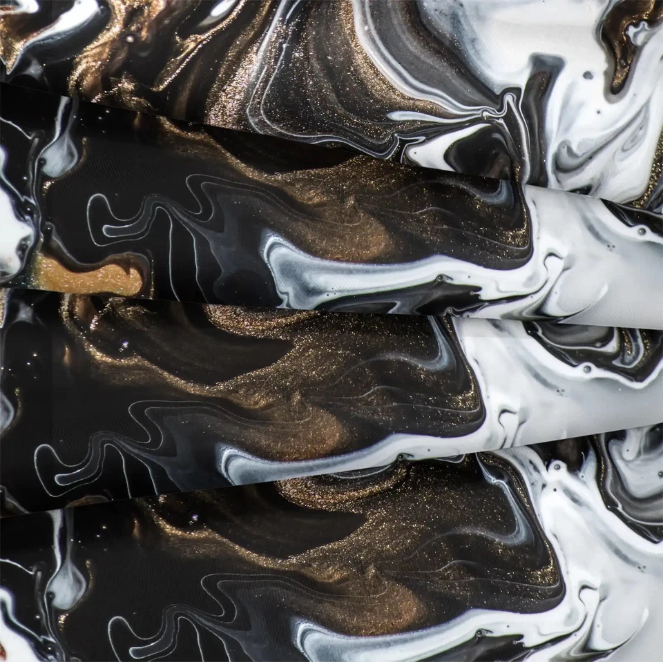 Marble White Abstract Psychedelic Marble Design 3 Piece Duvet Set - Изображение 4 из 4