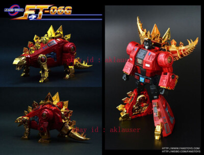 New Fans toys FT06G Perfect Ft-06g Robot Dinosaur Howl Snarl Red Limited Edition