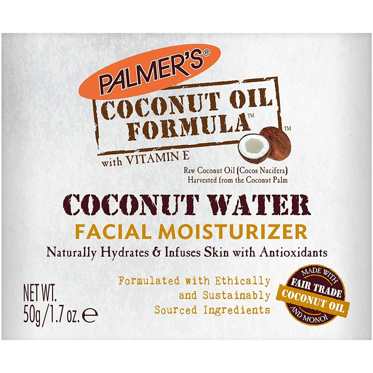 Palmer&rsquo;s Coconut Water Facial Moisturizer, 50 ml FREE DELIVERY | eBay