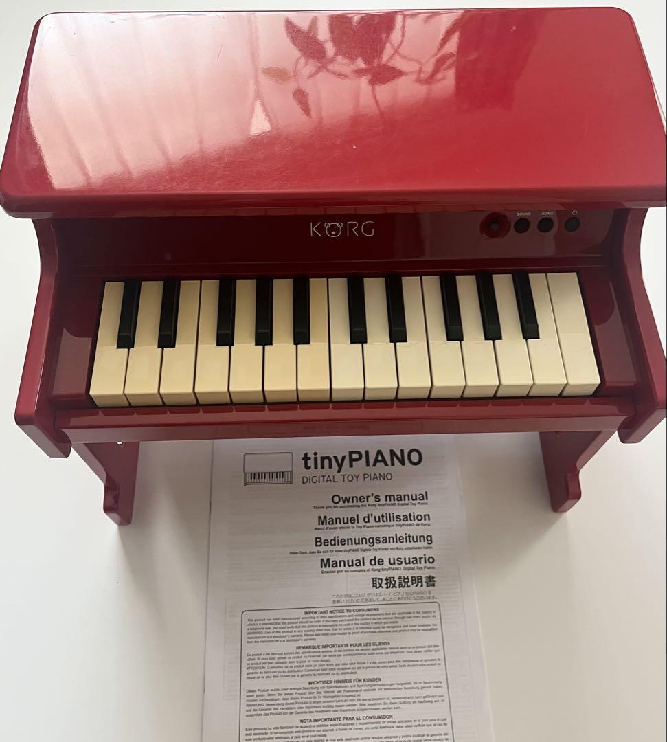KORG KIDS PIANO 赤 KORG Digital Tiny Piano 25 Mini keyboards For Kids Red Toy