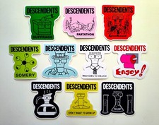Sticker Pack 10 Vinyl Stickers Hardcore Pop Punk Rock Band