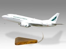 Boeing 737-300 Australian Air Express Desk Wood Airplane Model Small Scale 1/100