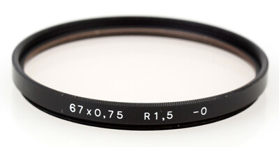 Skylightfilter R1,5 -0 67x0,75 FILTER SKYLIGHT 67mm M67 Schraubfassung (O4397