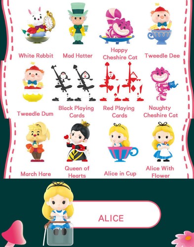 POP MART Disney Alice in Wonderland Series Confirmed Blind Box Figure Toys Gift - Picture 2 of 15