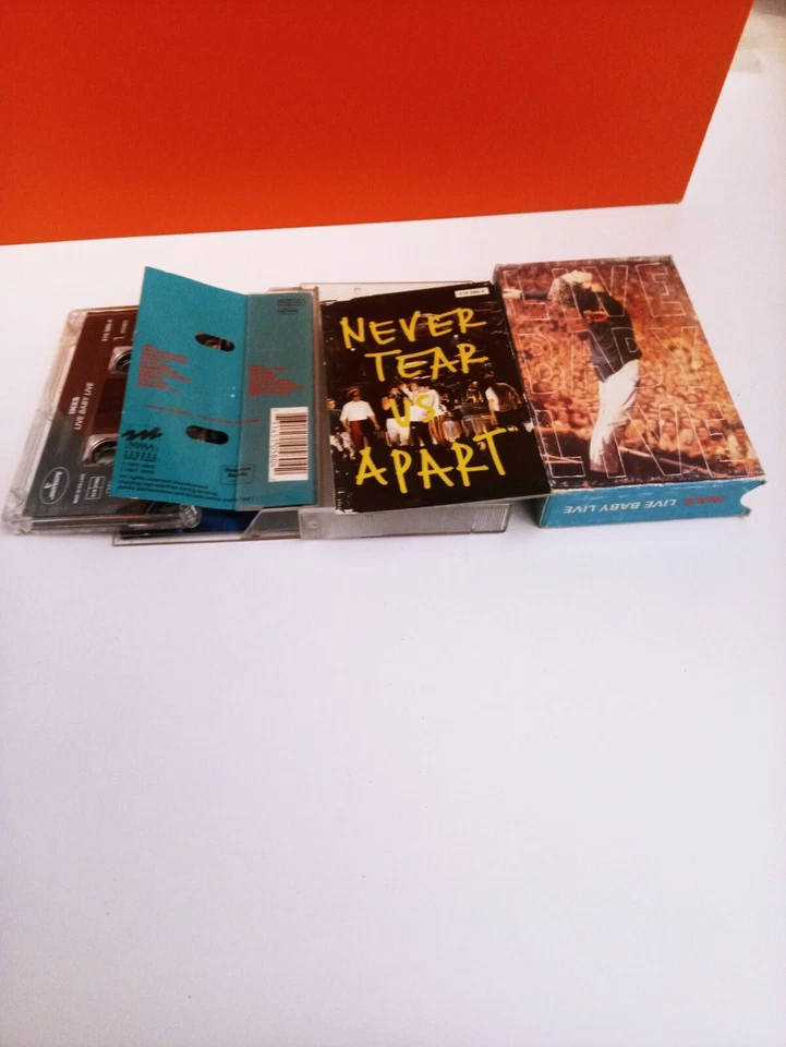 CASSETTA LONG TAPE INXS LIVE BABY LIVE VINTAGE - Immagine 3 di 3