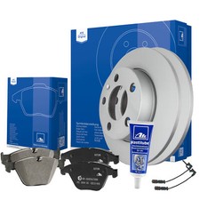 ATE Bremsensatz +  WK MERCEDES S-Klasse W221 Ø300mm HINTENWK Plastilube