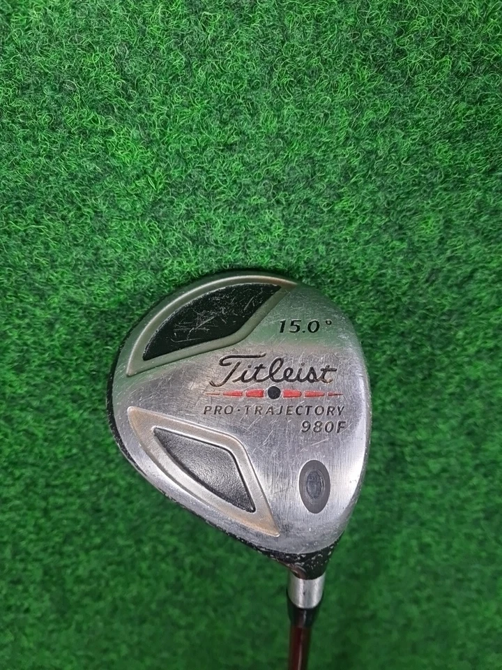 TITLEIST 980F 3-Holz - Herren (Titan-Carbon, 42,5 Zoll, Rechts, 15°, Regular)