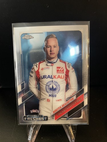 2021 Topps Chrome F1 Nikita Mazepin #175 card