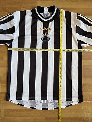 NEWCASTLE UNITED 1997 1998 HOME FOOTBALL SHIRT SOCCER JERSEY NEWCASTLE UNITED 1997 1998 HOME FOOTBALL SHIRT SOCCER JERSEY