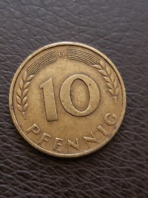 1950年 F ドイツ古銭 10 Pfennig 10 pfennig 1950 F | eBay