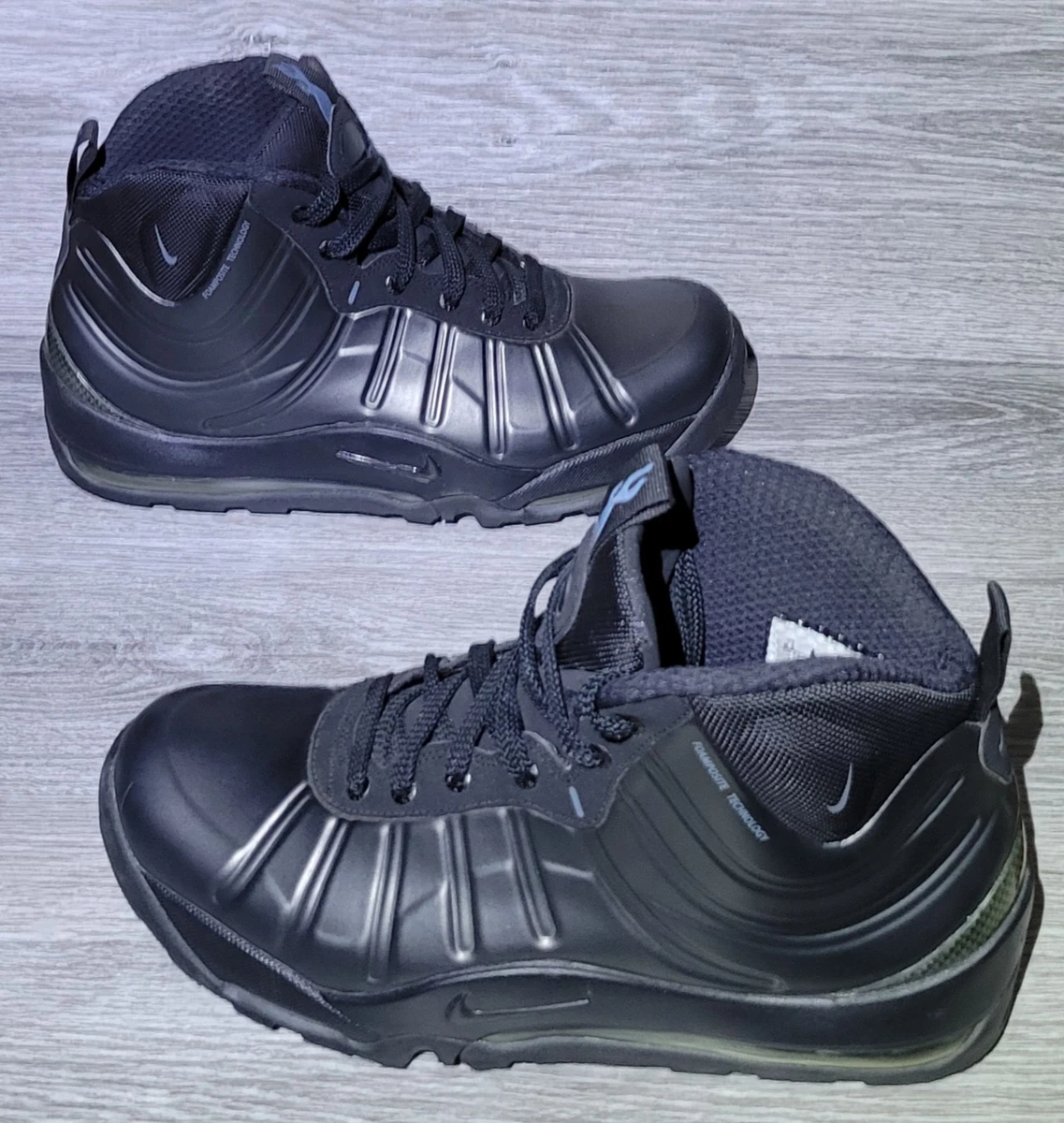 Nike Air Bakin Posite Triple Black for Sale | Authenticity