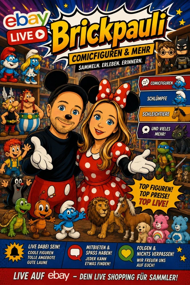 Comicfiguren ! -- Schlümpfe ! -- Schleichtiere !