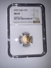 U.S. Mint 2026 $5 American Gold Eagle 1/10 oz Gold- Business Strike NGC MS69