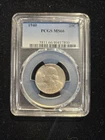 1940 Washington Quarter  CERTIFIED PCGS MS 66 Silver 25c