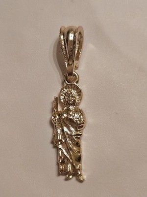 Saint Jude Goldtone Pendant Tarnish Resistant 1 Pc.  (S3)