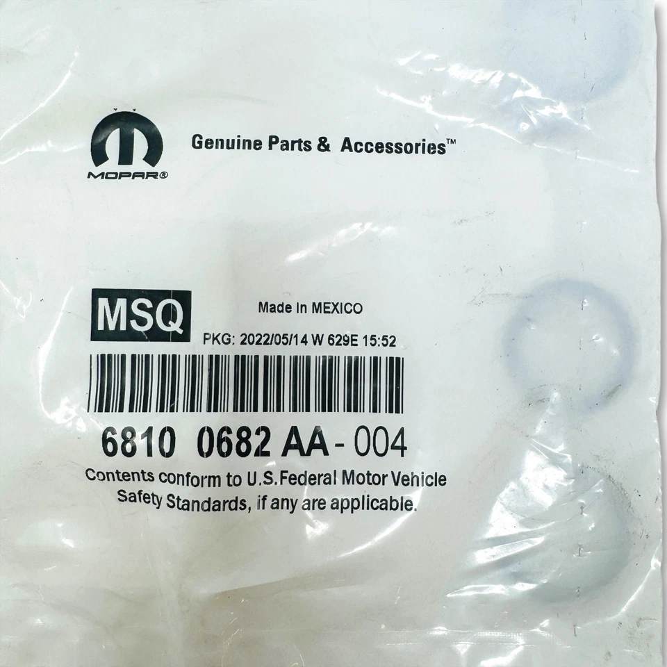Mopar 68100682AA Slim Line Seal A/C se adapta a modelos 05-25, original OEM, paquete de 4 Foto 3 de 4