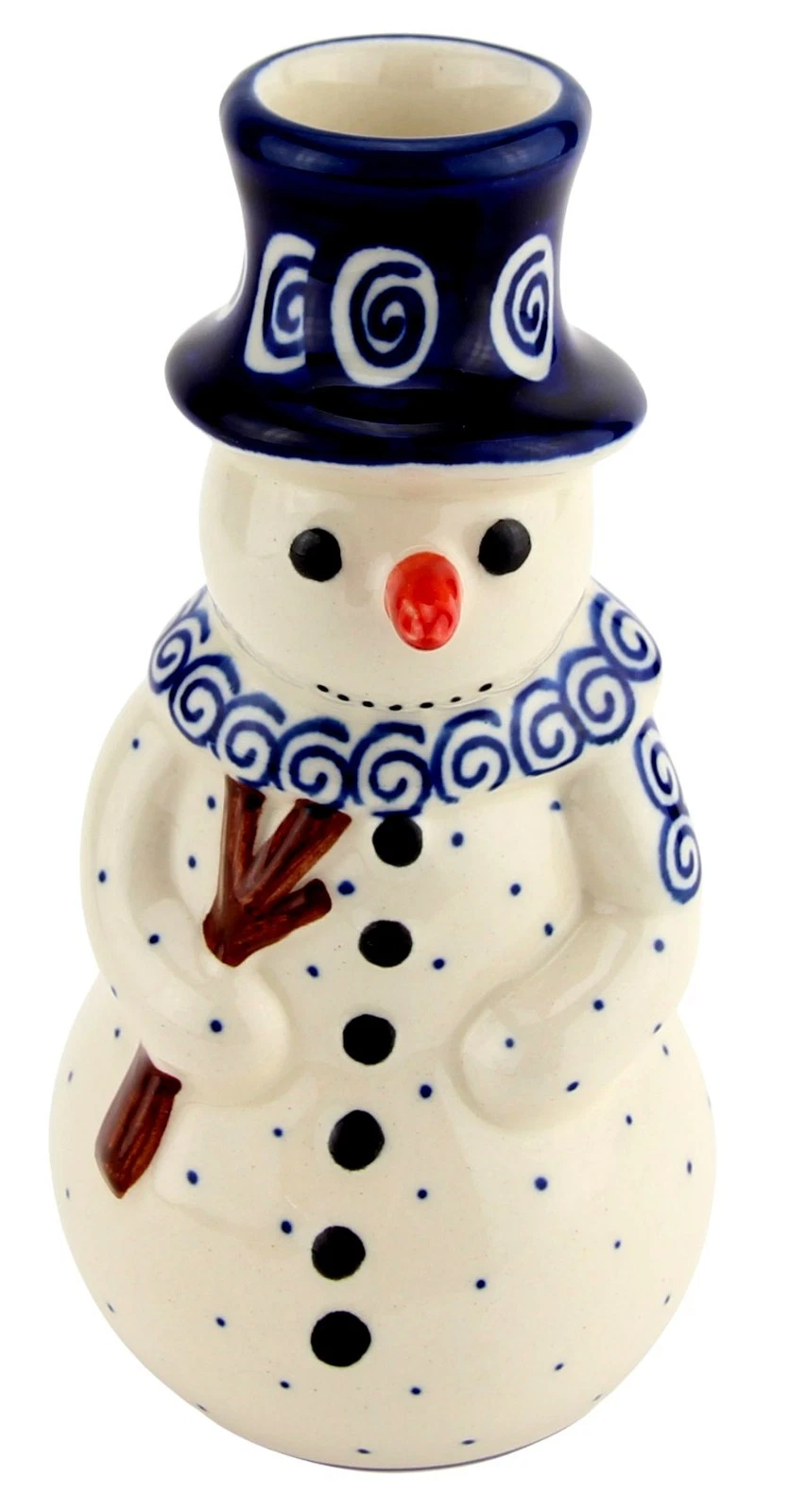 Zaklady Ceramiczne Snowman Candlestick Holder - Thumbnail 2