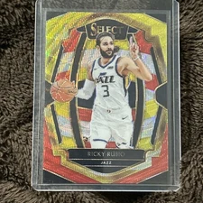 2018-19 Panini Select Premier Level Tri-Color Prizm Ricky Rubio #197 NM Free Sh