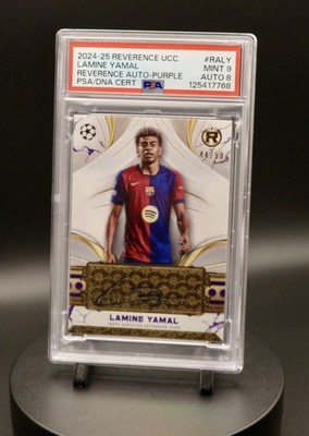 2024-25 Topps Reverence Lamine Yamal Auto /50 Barcelona Spain RARE