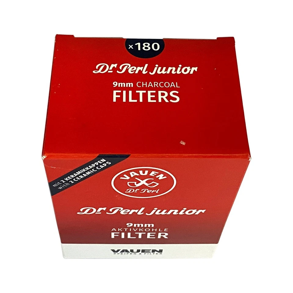 Dr. Perl Junior Aktivkohle Pfeifenfilter / Filter, 9mm, JUMAX-Box mit 180 Stück - Bild 2 von 4
