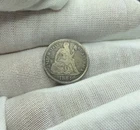 1884-s Seated Liberty Dime.  Natural Uncleaned.  T170