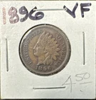 US, 1896  Indian Head Cent - VF