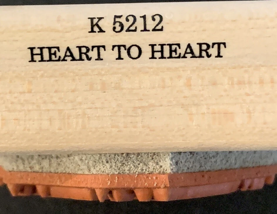 Stampington & Co Country Heart To Heart Rubber Stamp Foto 4 de 4